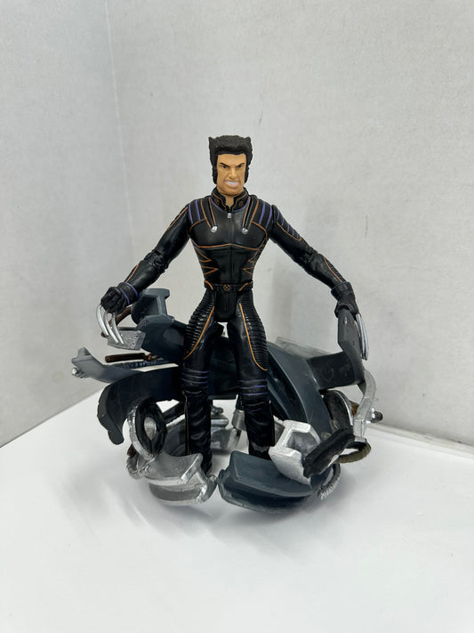 X-Men The Movie Hugh Jackman As Wolverine Action Figure, Toy Biz 2000