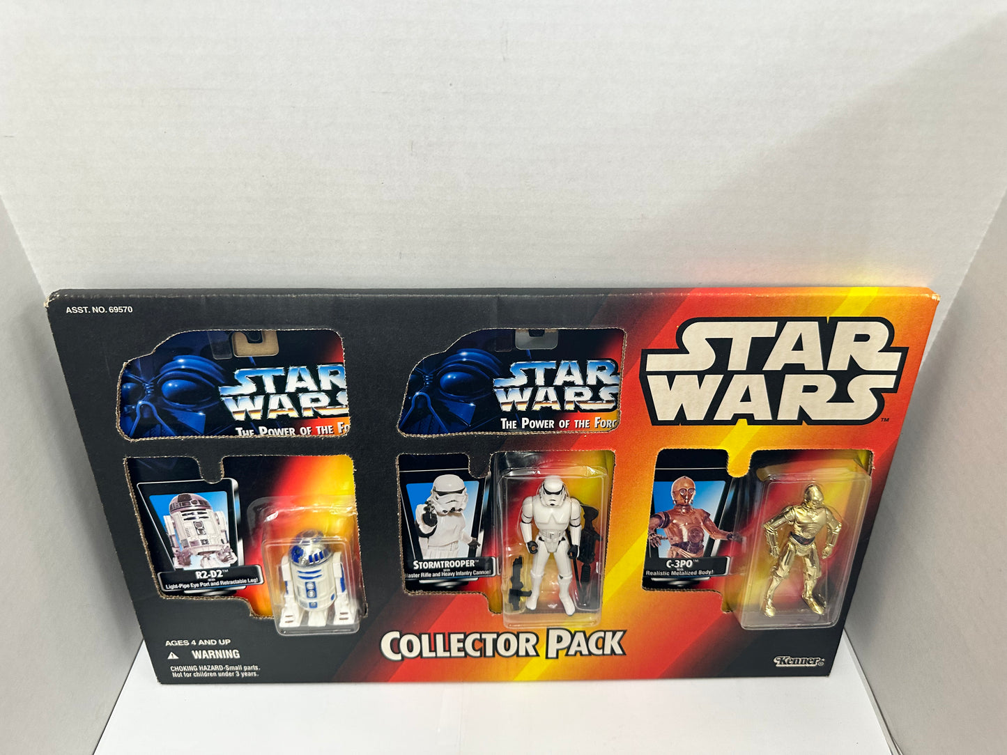 Star Wars Collector Pack Action Figures R2-D2 Stormtrooper C-3PO Kenner 1996