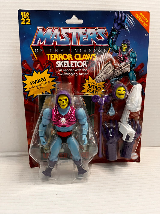 Mattel Masters of the Universe Origins TERROR CLAWS SKELETOR Figure MOTU MOC