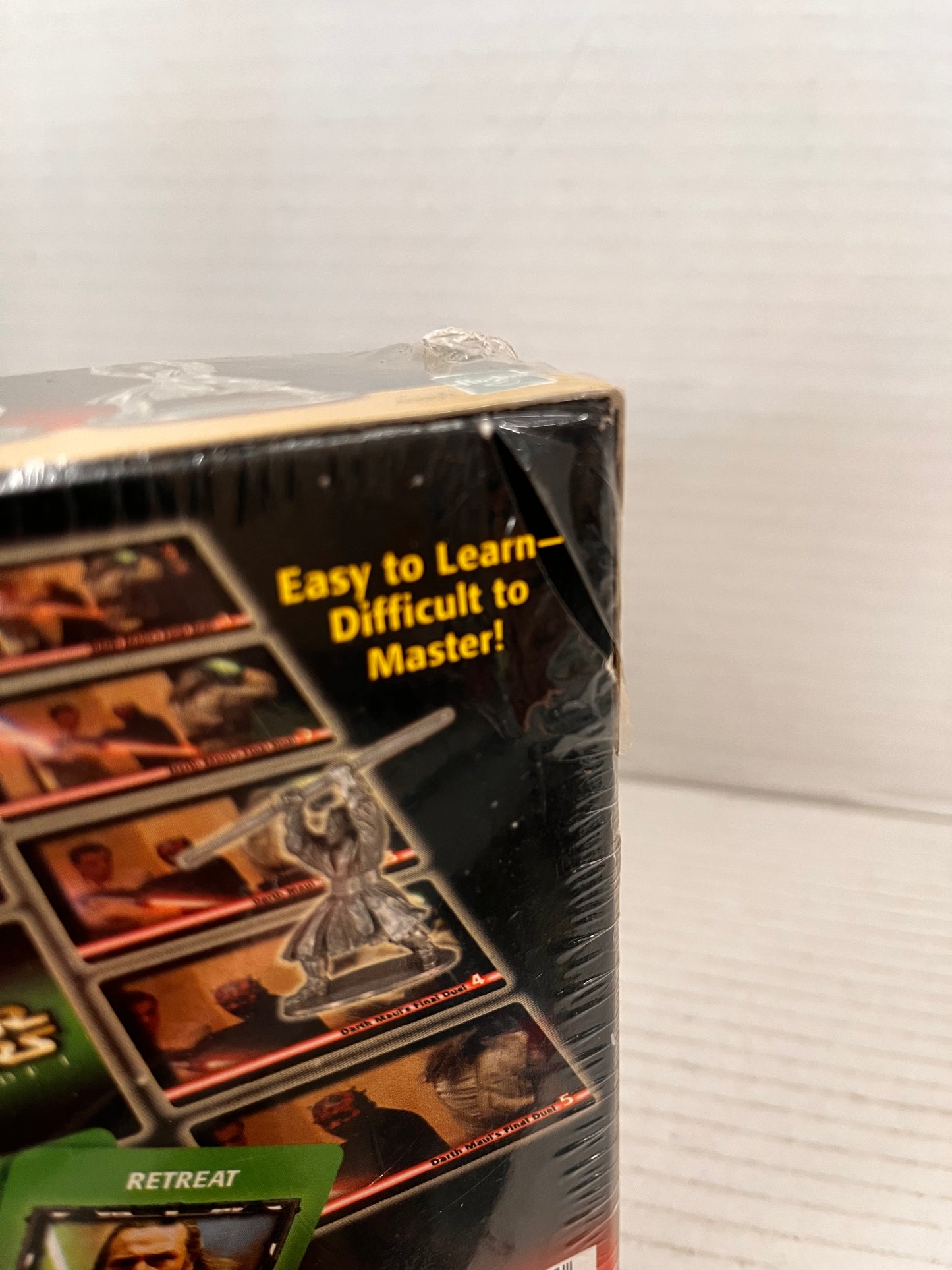 Star Wars Episode 1 Clash Of The Lightsabers Card Game Vintage 1999 W/ 2 Figures