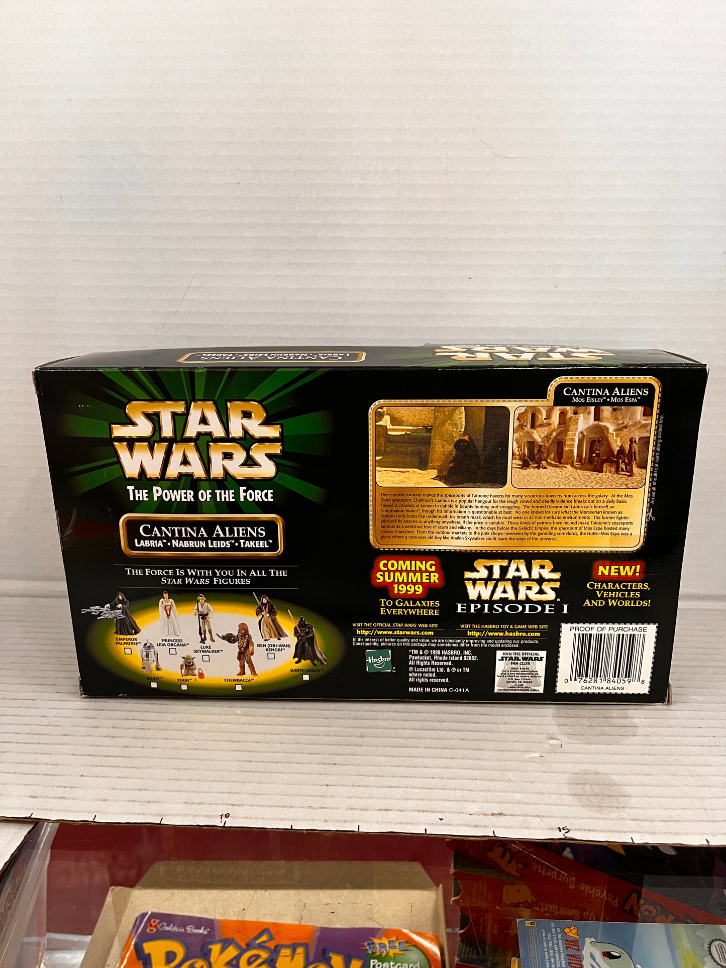 Star Wars the Power of the Force Cantina Aliens Labria, Nabrun Leids, Takeel