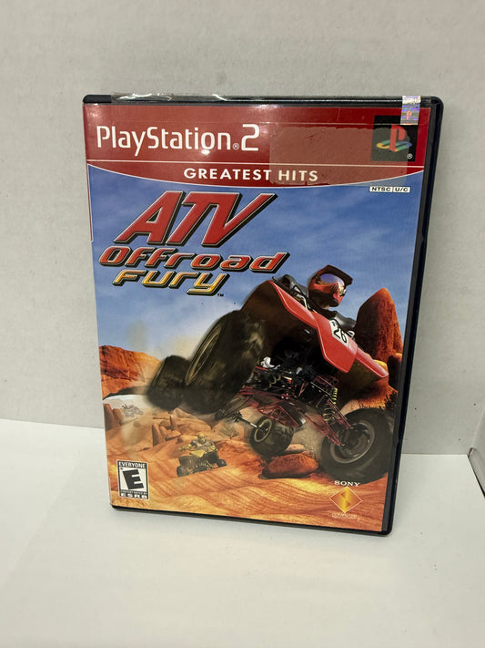 ATV Offroad Fury Game Sony PlayStation 2 PS2 2001 in Original Case w Manual