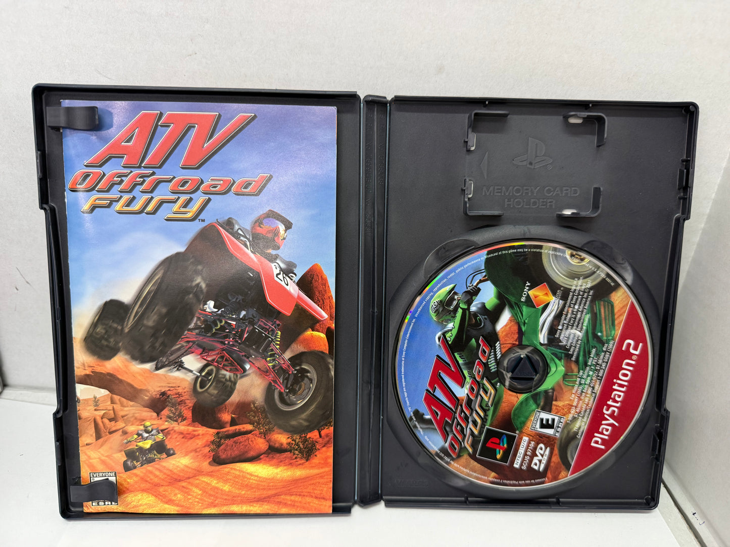 ATV Offroad Fury Game Sony PlayStation 2 PS2 2001 in Original Case w Manual