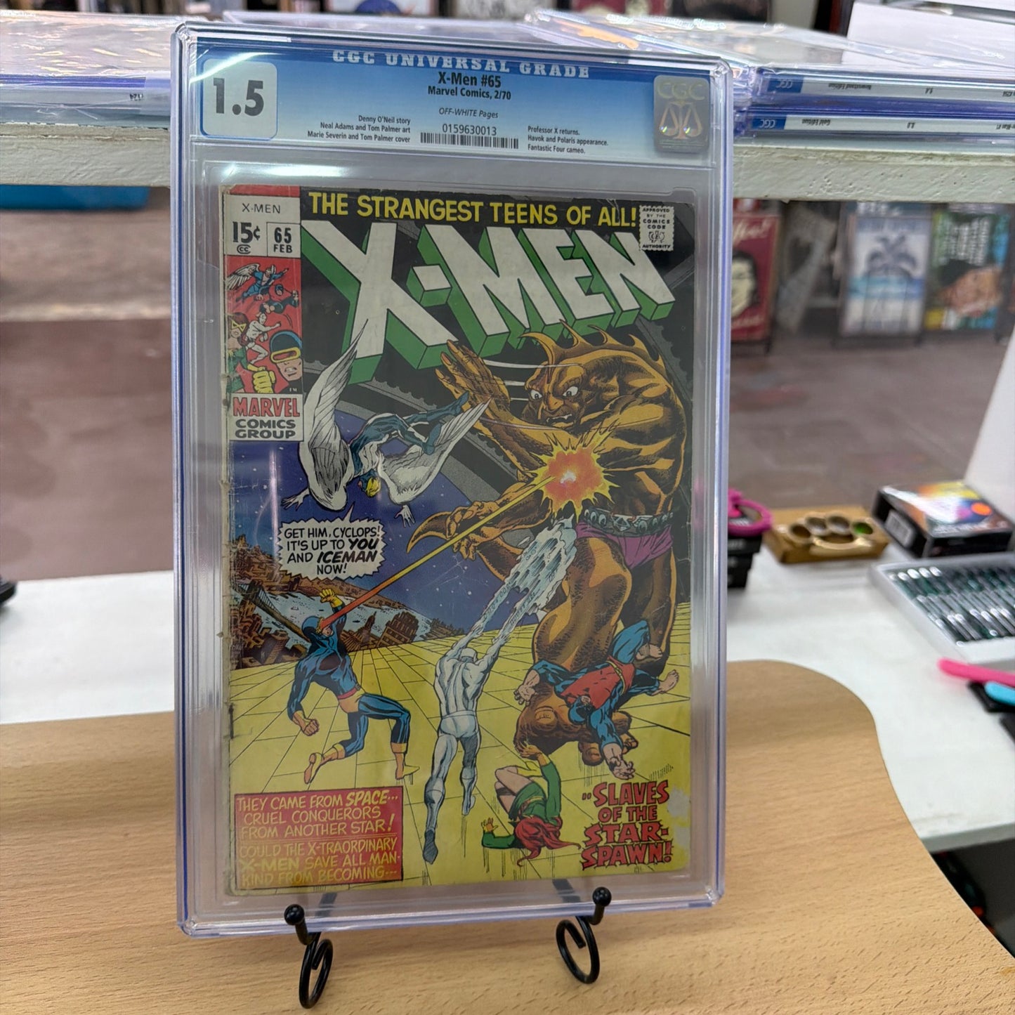 The X-Men #65 (Marvel Comics February 1970) CGC 1.5