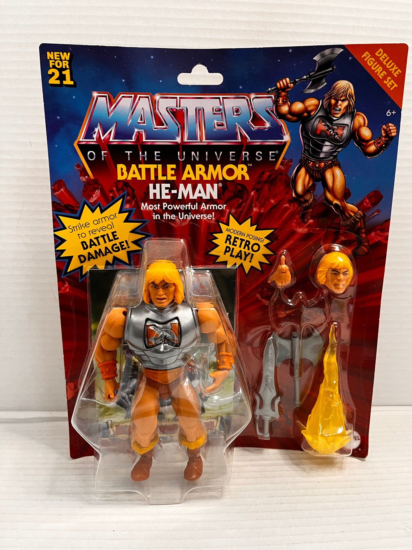 MOTU Origins Battle Armor He-Man Deluxe Figure Set