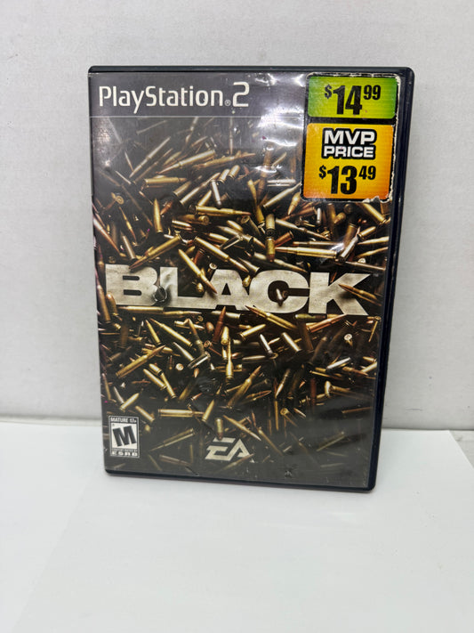 Black PS2 (Sony PlayStation 2, 2006) CIB Complete