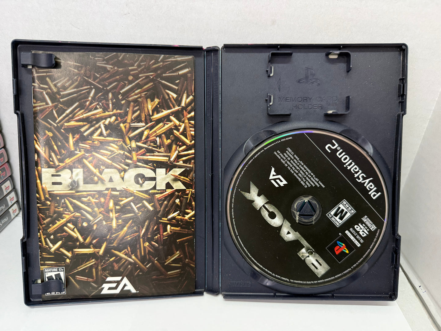 Black PS2 (Sony PlayStation 2, 2006) CIB Complete