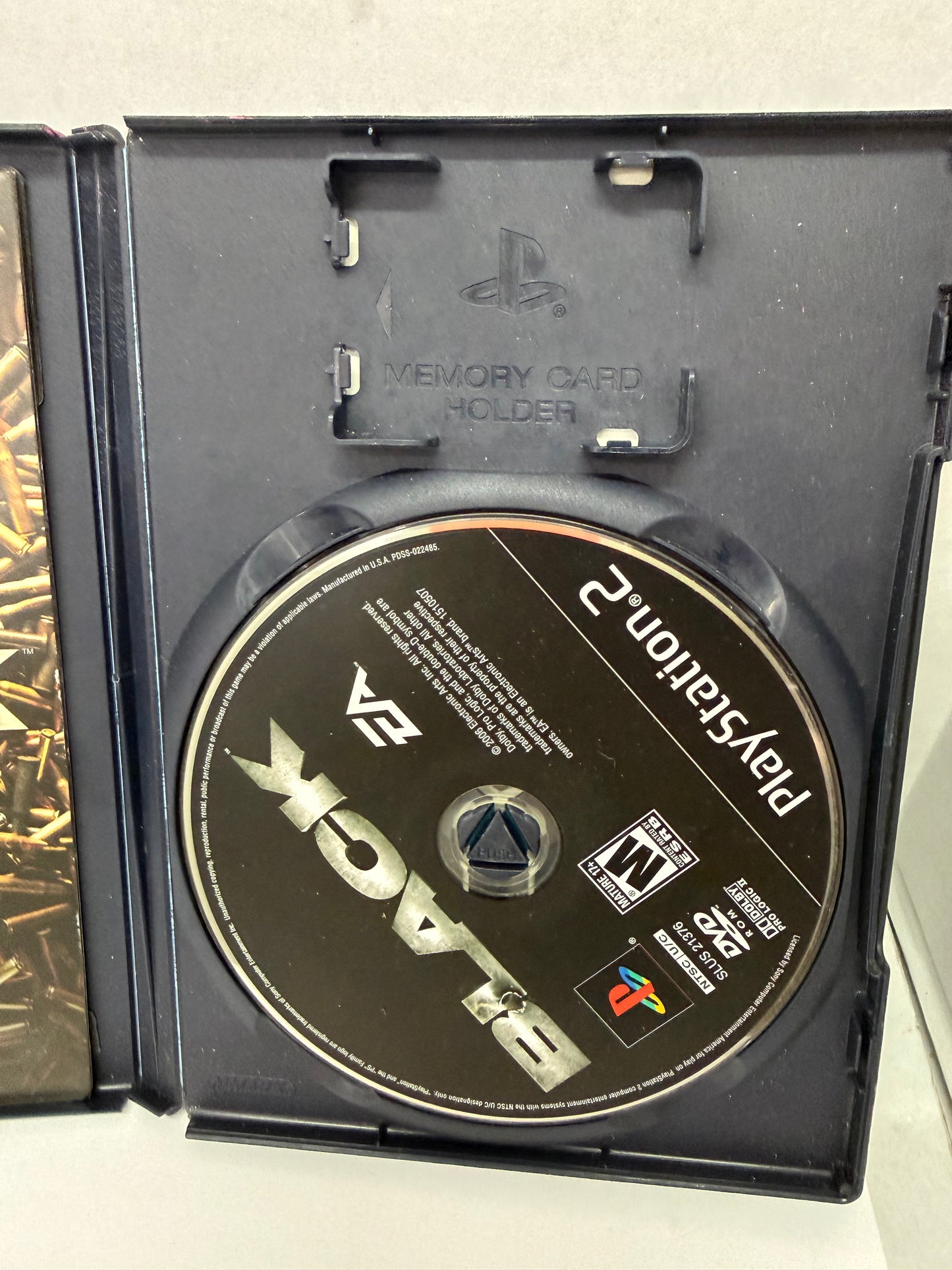 Black PS2 (Sony PlayStation 2, 2006) CIB Complete