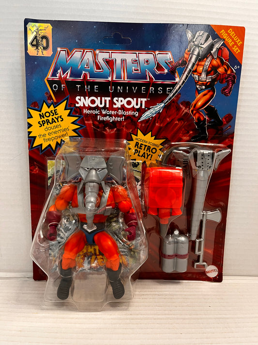 UNPUNCHED Mattel Masters of the Universe Snout Spout 7 in Action Figure