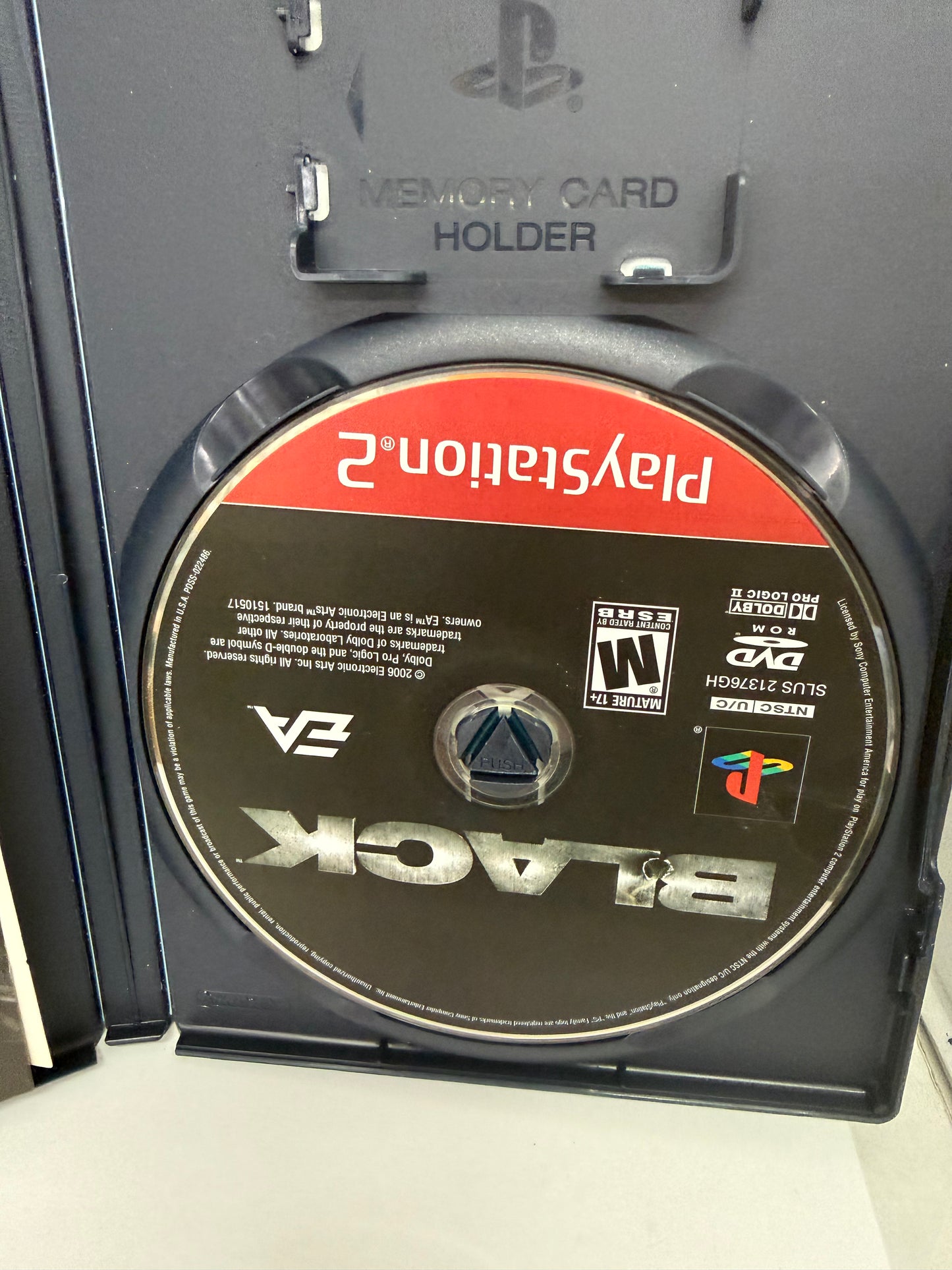 Black (Sony PlayStation 2 PS2, 2006) Greatest Hits