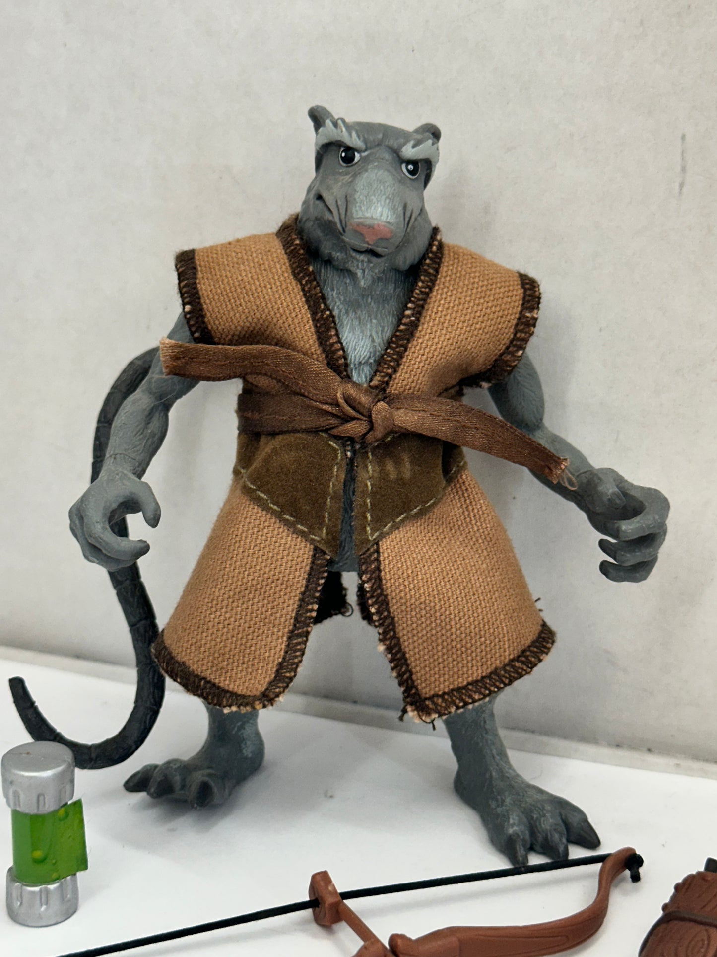 Playmates TMNT Splinter Teenage Mutant Ninja Turtles 2002 - GLUED TAIL