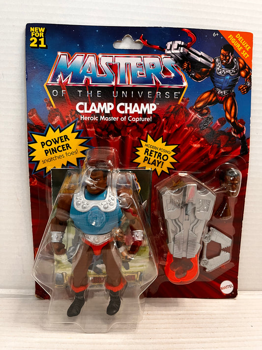 Masters of the Universe Origins Clamp Champ Deluxe Figure - Damaged Pkg