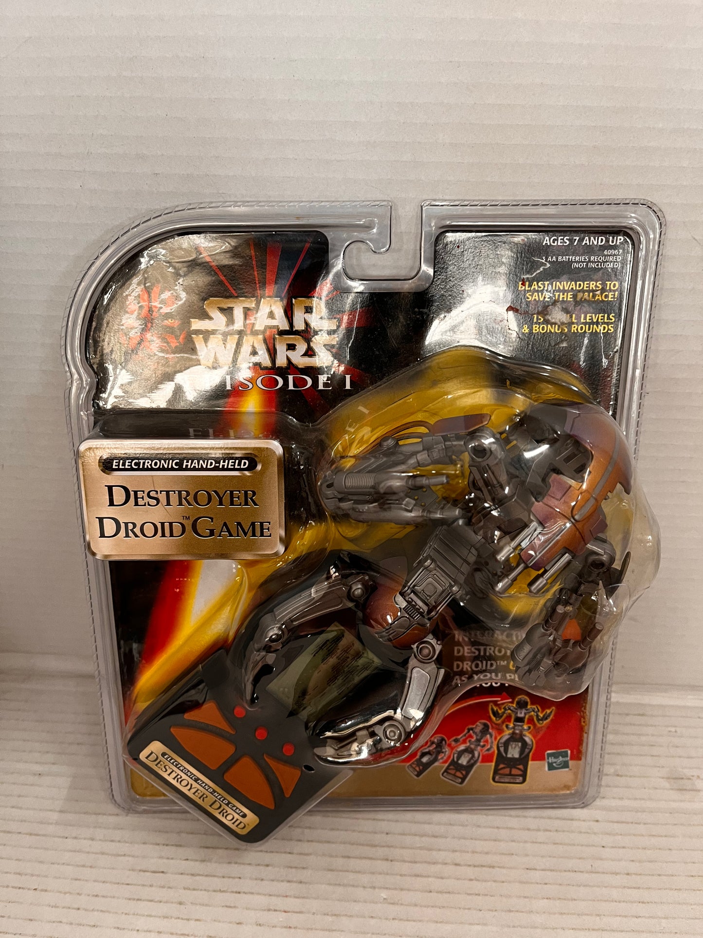 Star Wars Episode 1 Electronic Hand-Held Destroyer Droid Game