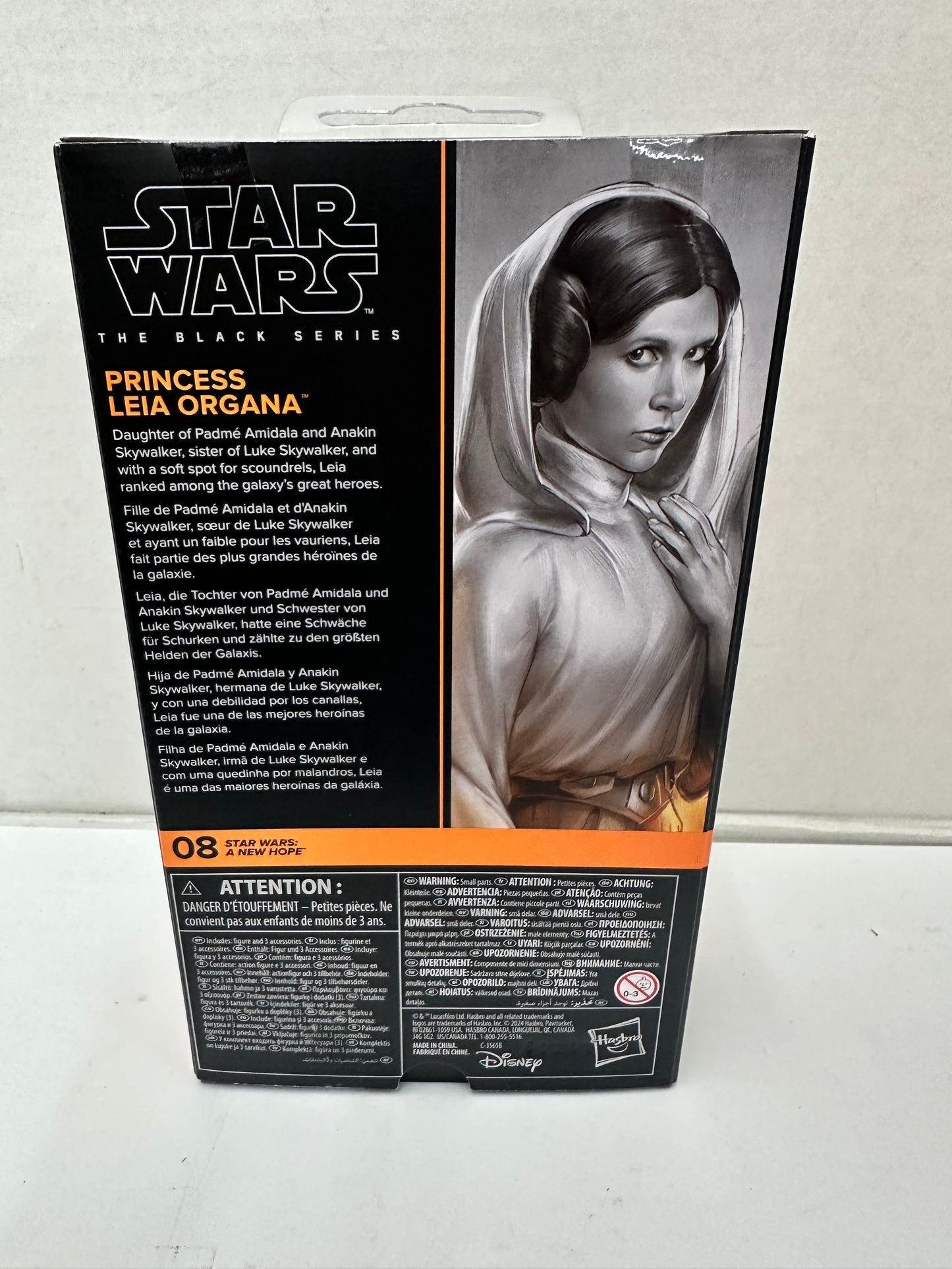 Star Wars The Black Series 6" Princess Leia (A New Hope) Action Figure