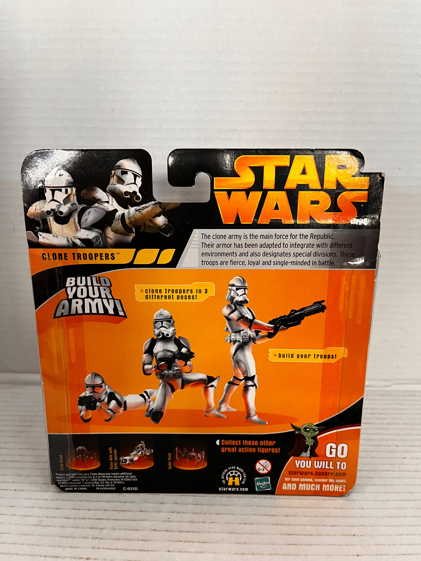 STAR WARS REVENGE OF THE SITH CLONE TROOPERS 3 PACK