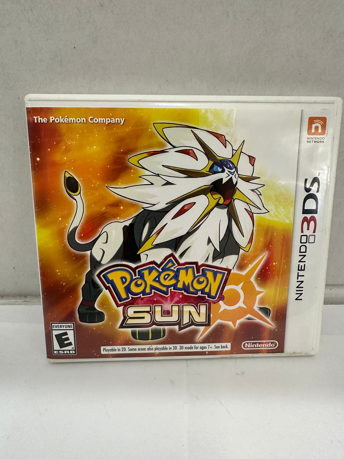 Pokemon Ultra Sun Nintendo 3DS Case And Manual ONLY No Game
