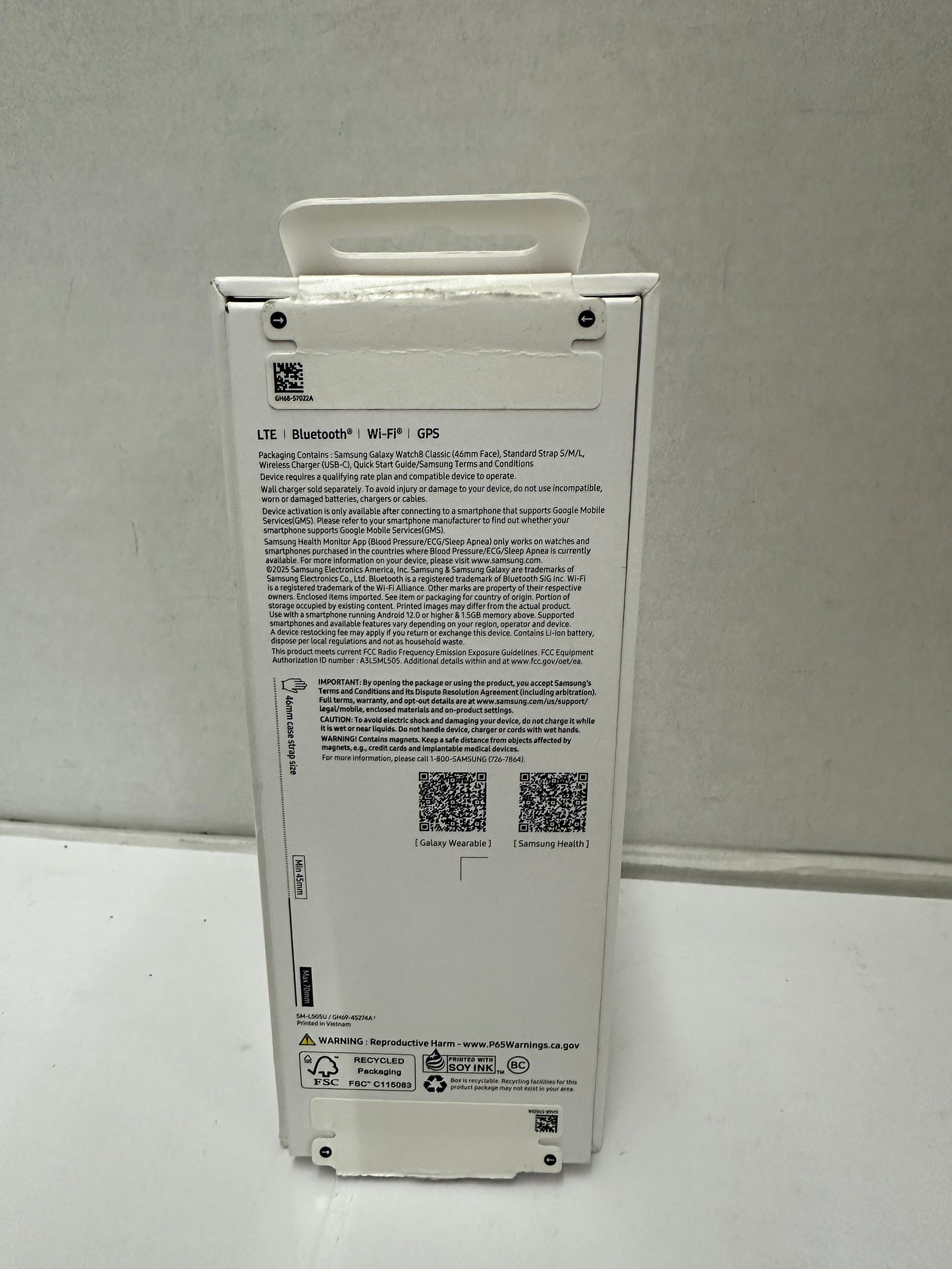 Samsung Galaxy Watch8 Classic 46mm Black Stainless - open box