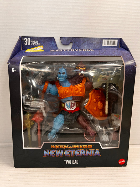 Mattel Masterverse He-Man Masters of the Universe New Eternia Two Bad