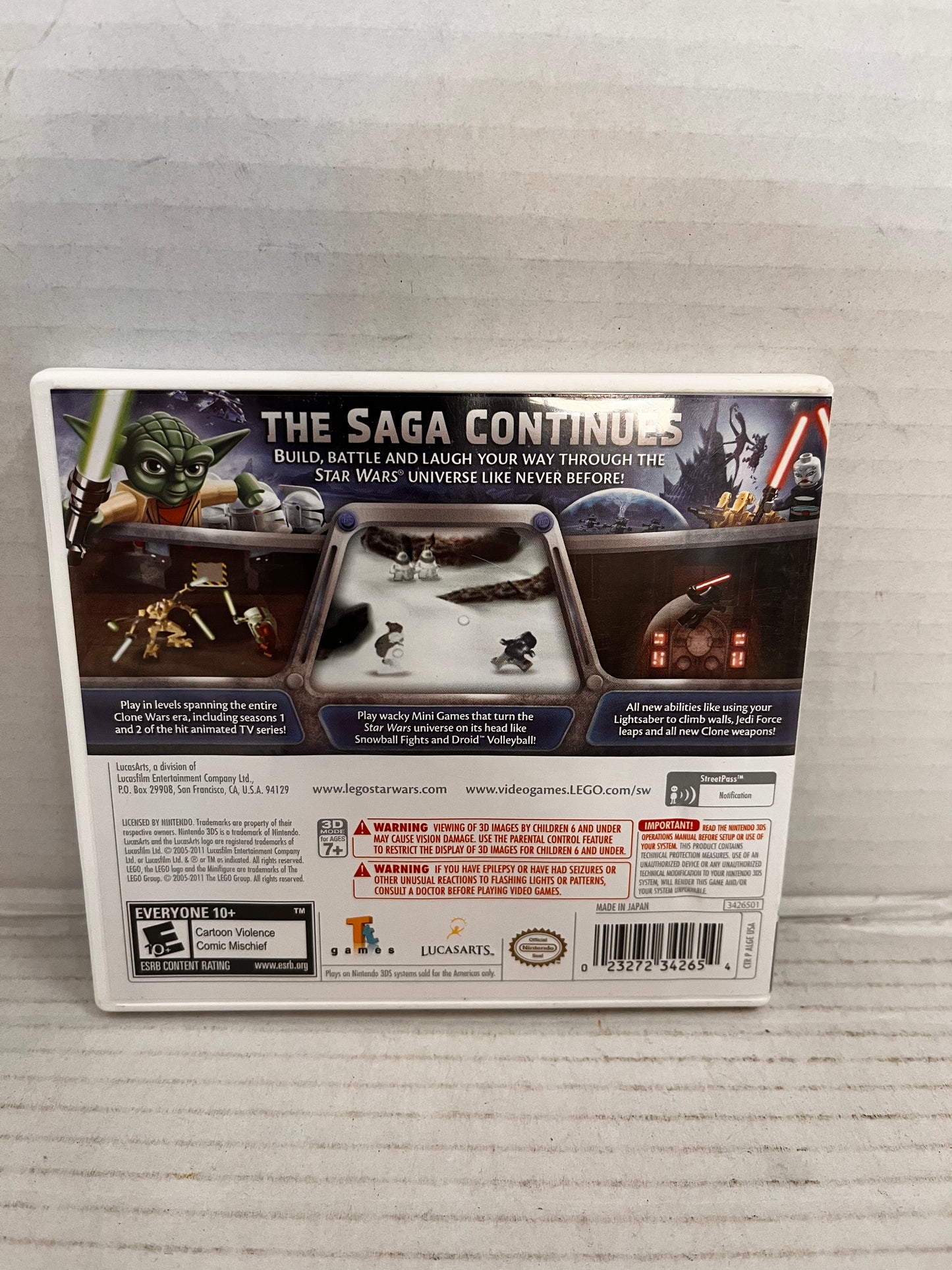 Lego Star Wars III: The Clone Wars Nintendo 3DS 2011