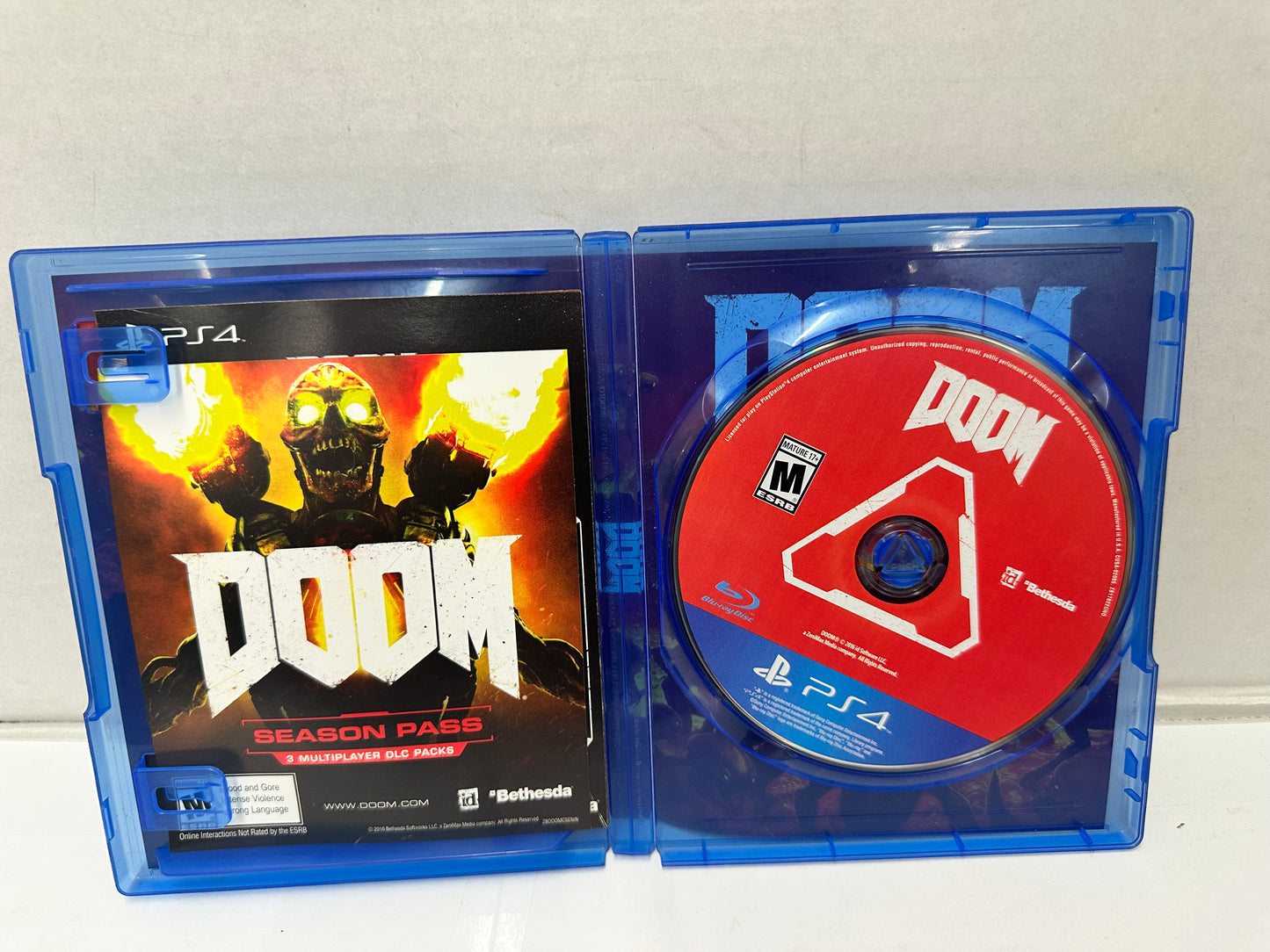 DOOM PS4 PlayStation 4 2016 Bethesda