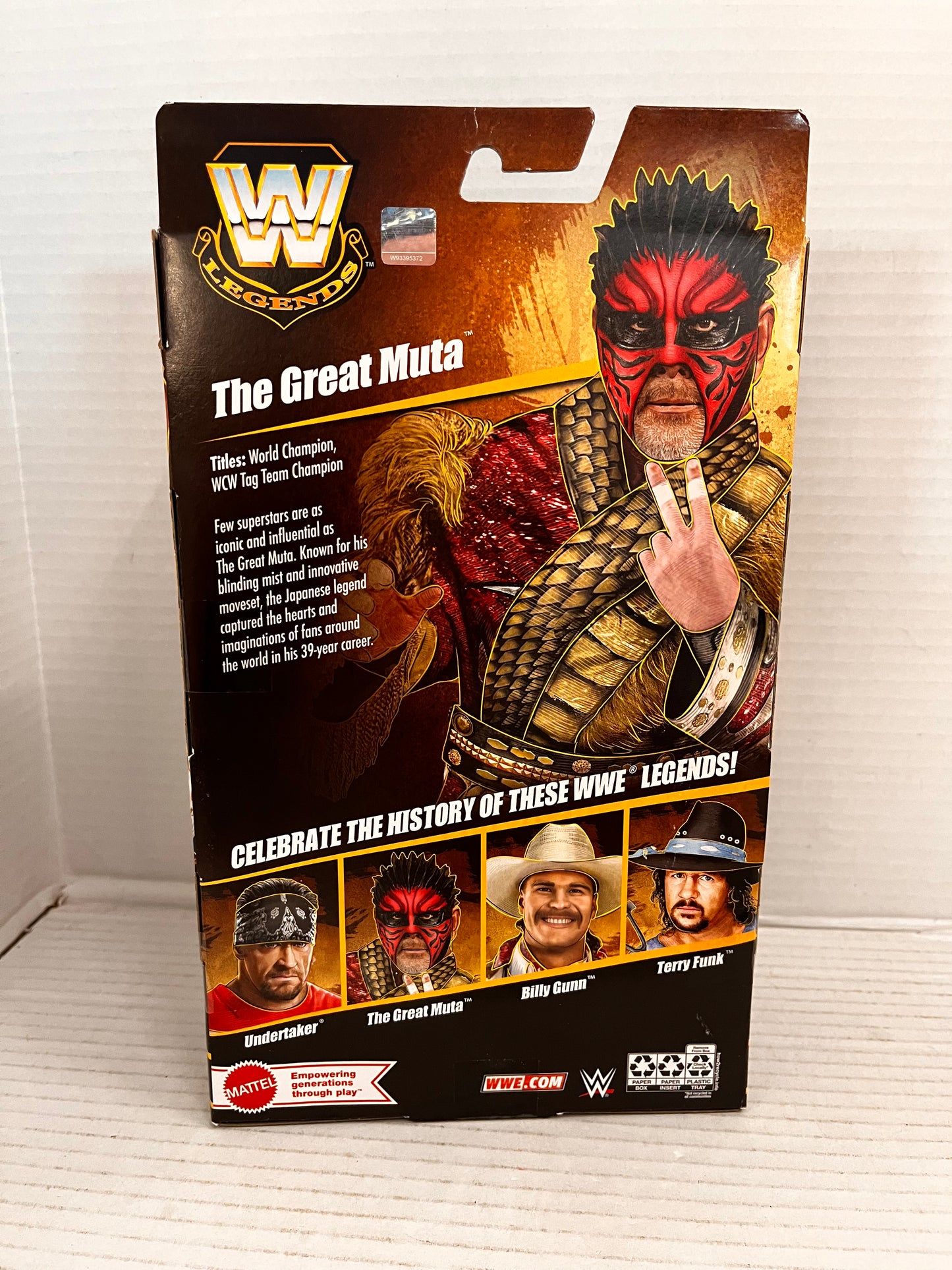 WWE Elite Series 27 THE GREAT MUTA Action Figure Wrestling Mattel