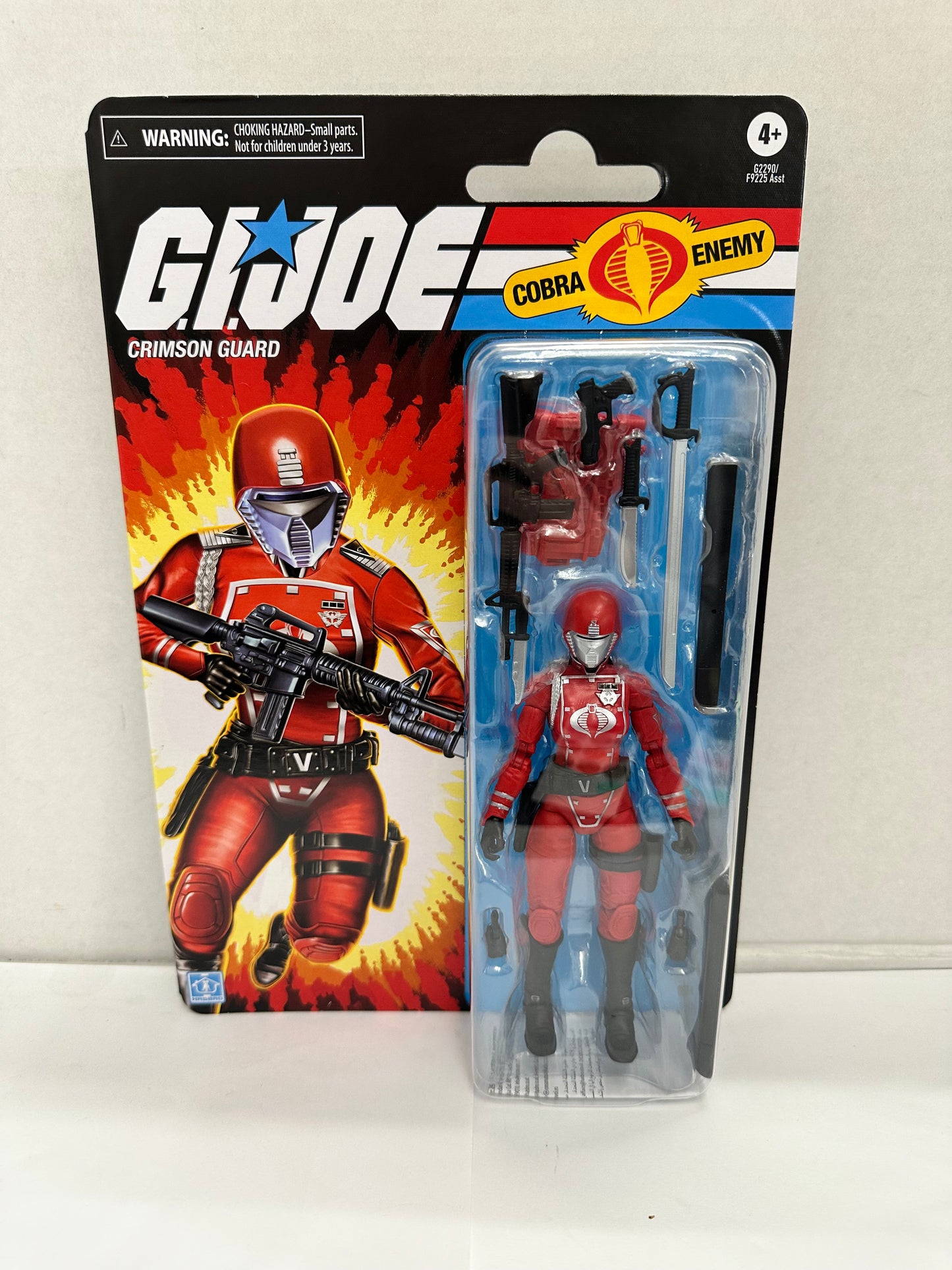GI Joe Crimson Guard Classified Series Retro Cardback 6" Cobra Figure Hasbro