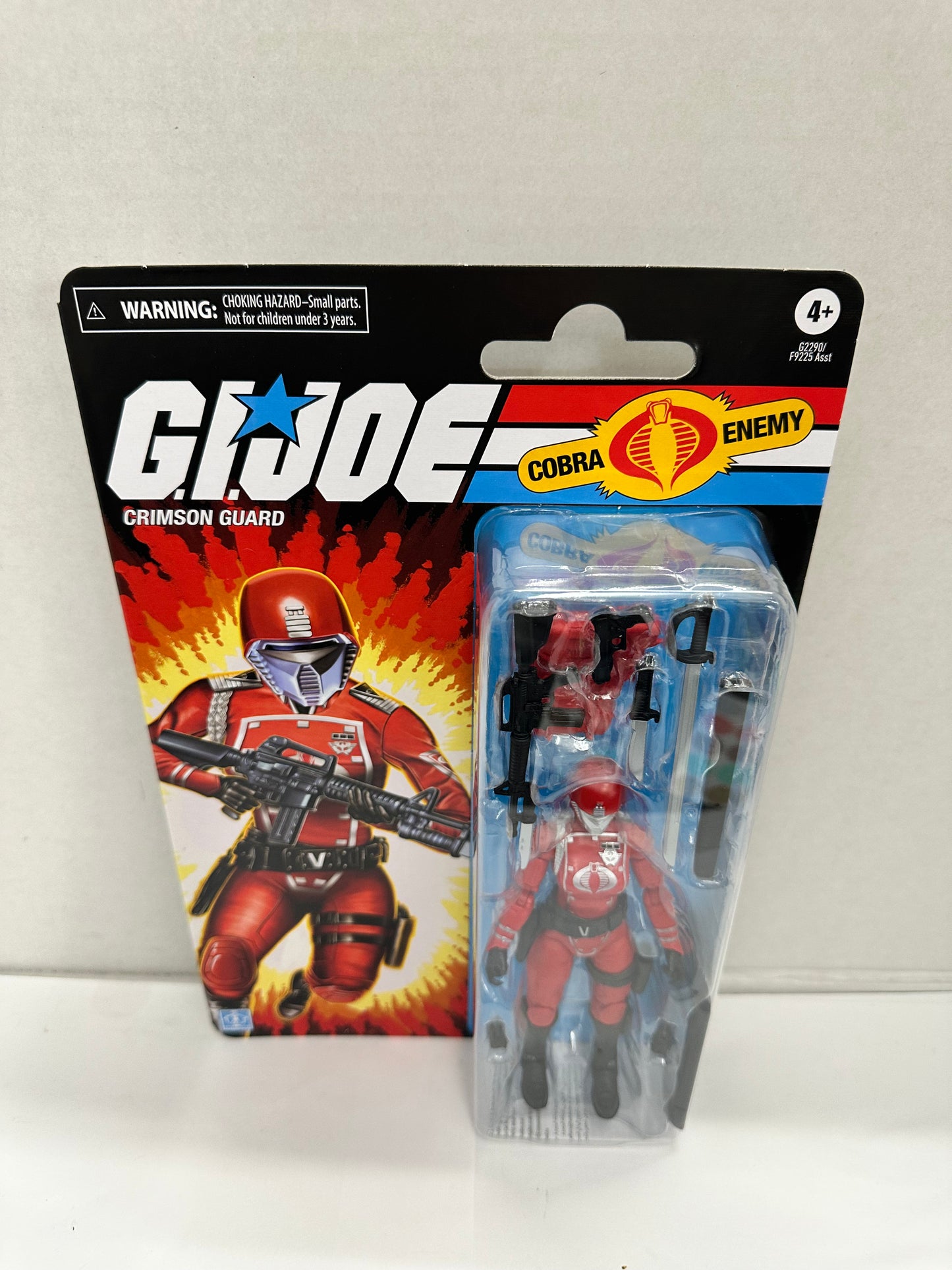 GI Joe Crimson Guard Classified Series Retro Cardback 6" Cobra Figure Hasbro