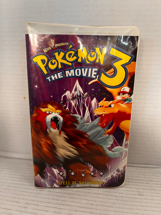 Pokémon the Movie 3 VHS, 2001 Vintage Anime Tape