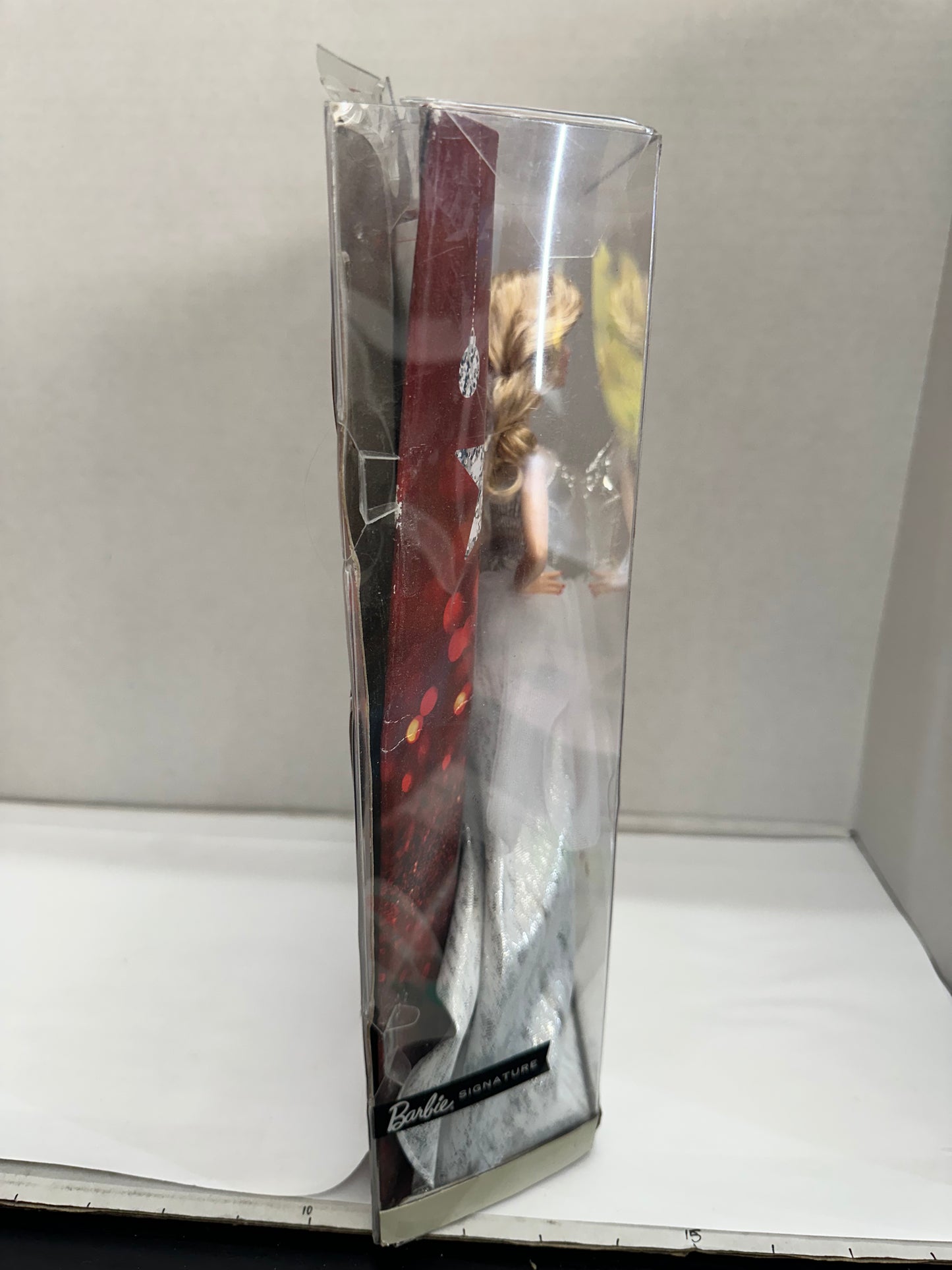 Barbie Signature 2021 Holiday Doll in Silver Gown Open Box Damage