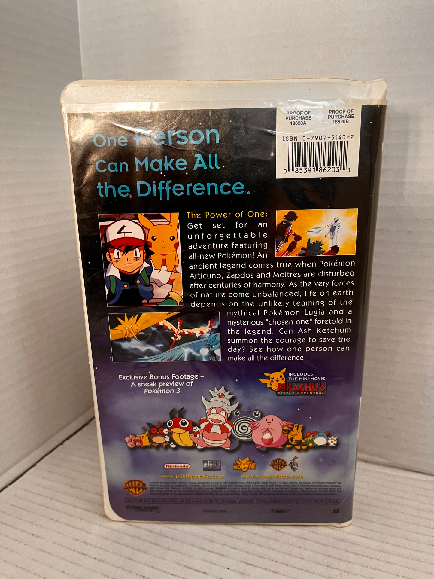 Pokemon The Movie 2000 VHS