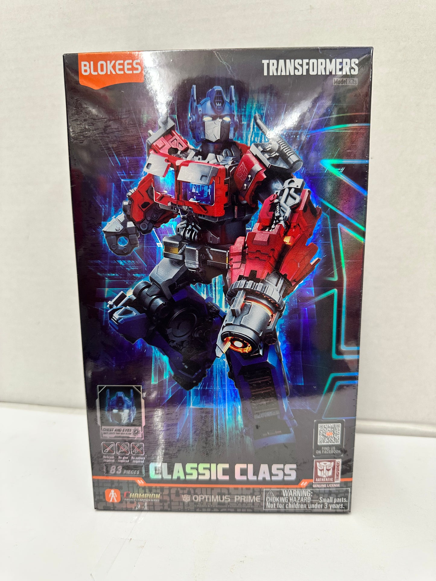 Transformers Optimus Prime Blokees Classic Class Model Kit Action Figure New