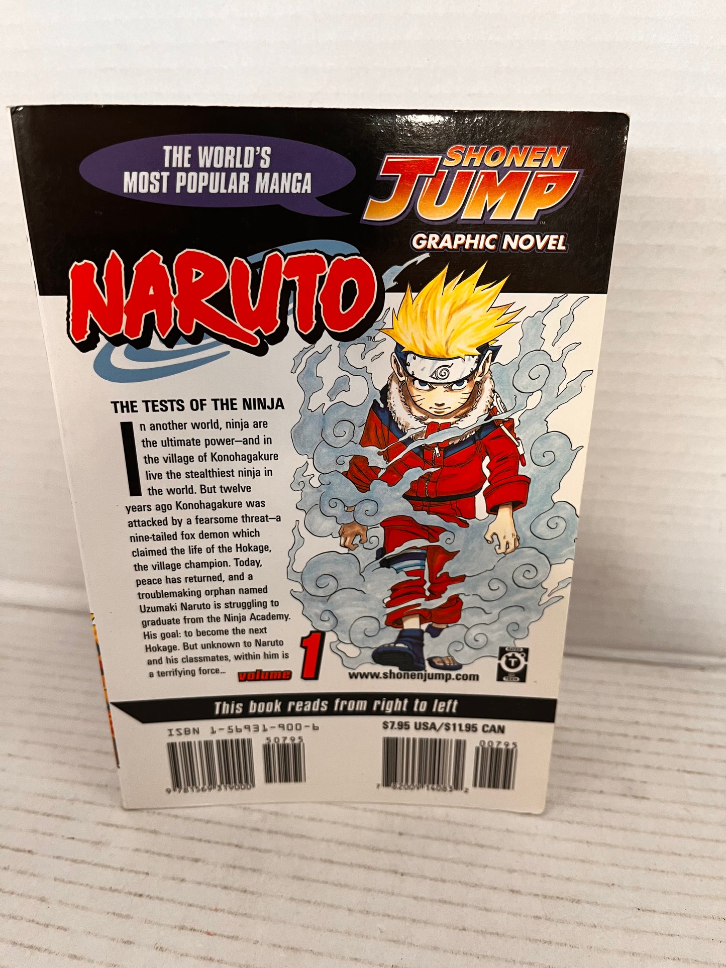Naruto Vol. 1 by Kishimoto Masashi Paperback First Printing July 2003