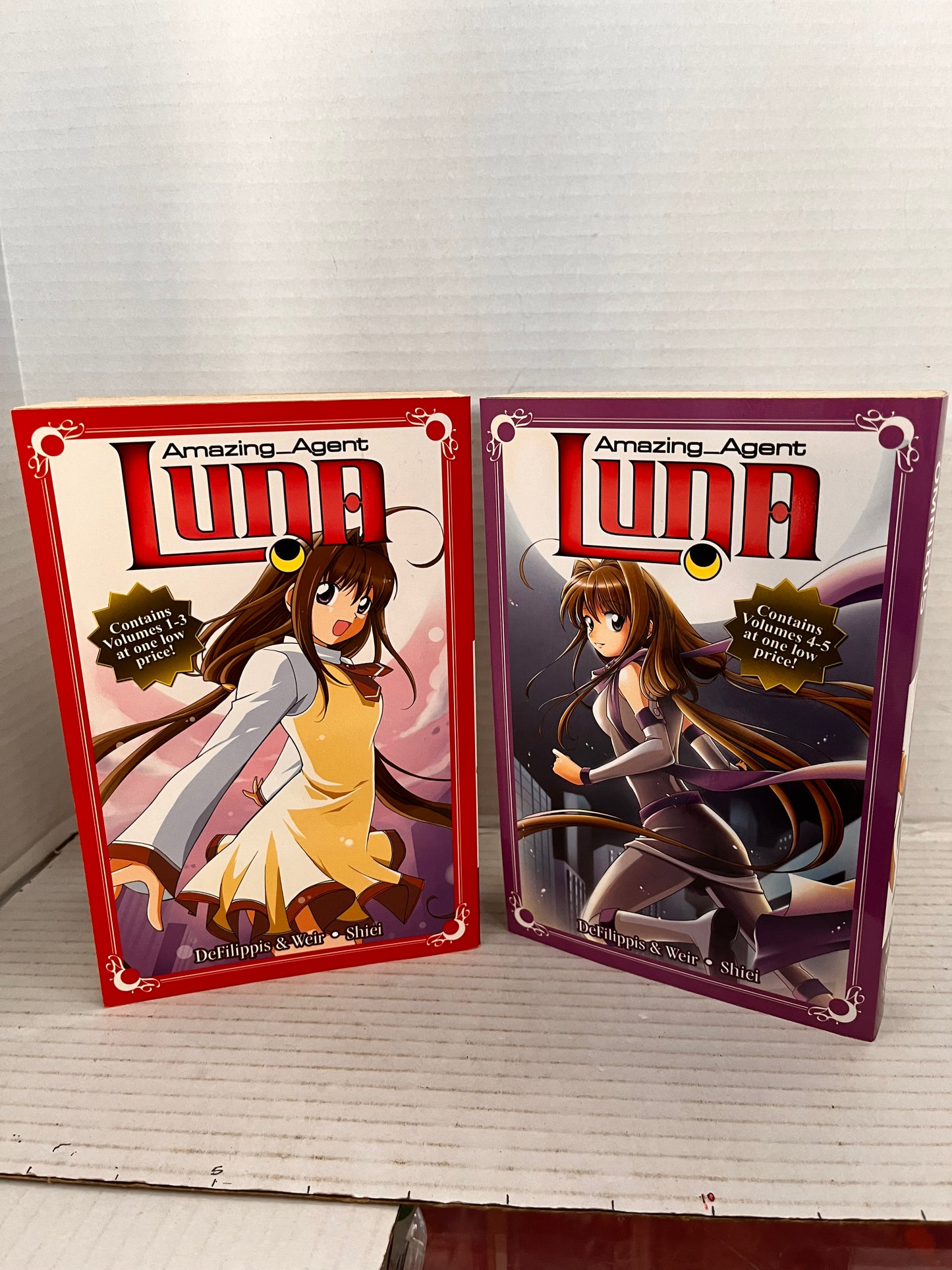 Amazing Agent Luna 1-3 & 4-5 Omnibus Volume Manga English Books