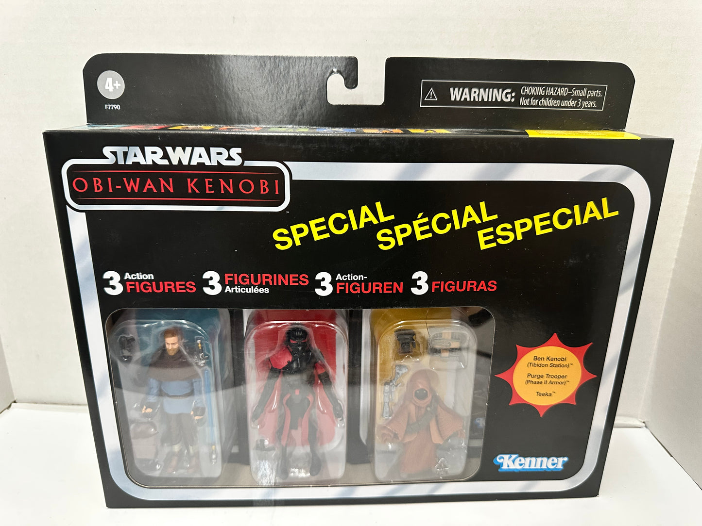 Star Wars Vintage Collection Obi-Wan Kenobi, Teeka, Purge Trooper 3 Pack
