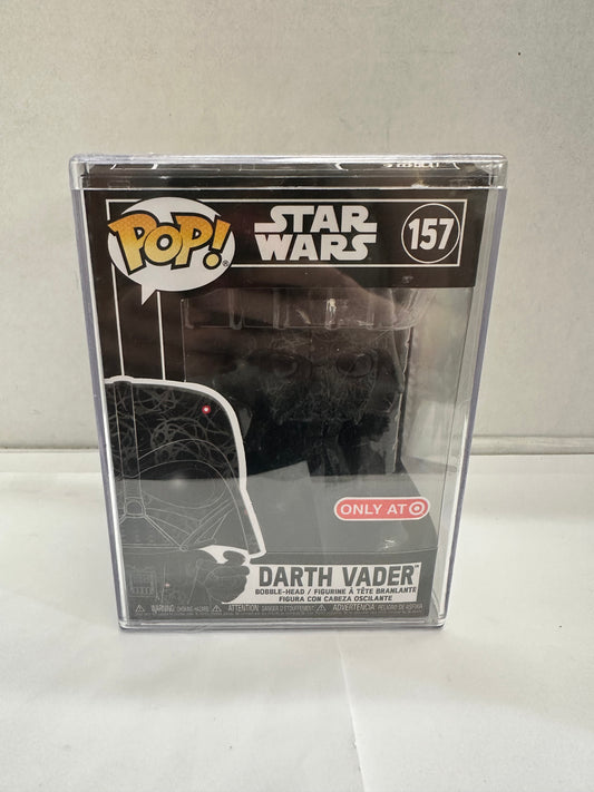 Funko Pop! Star Wars Darth Vader Futura #157 Special Exclusive SEALED Hard Stack