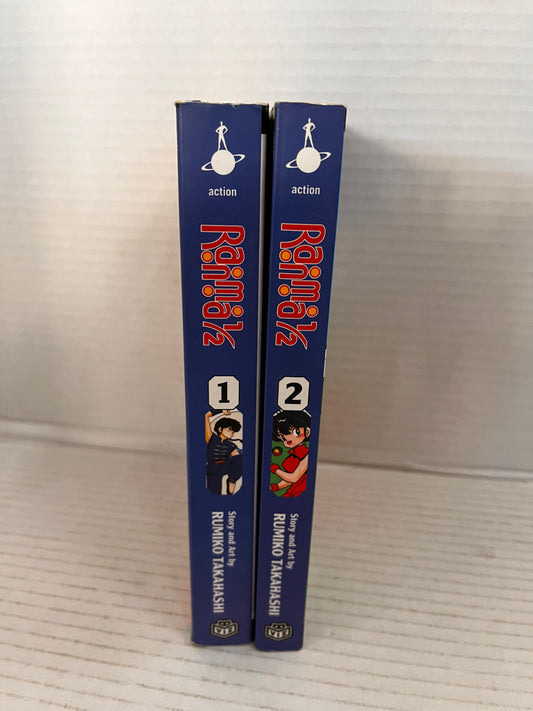 RANMA 1/2: Volume 1 & 2 (2003) English Manga Rumiko Takahashi Paperback