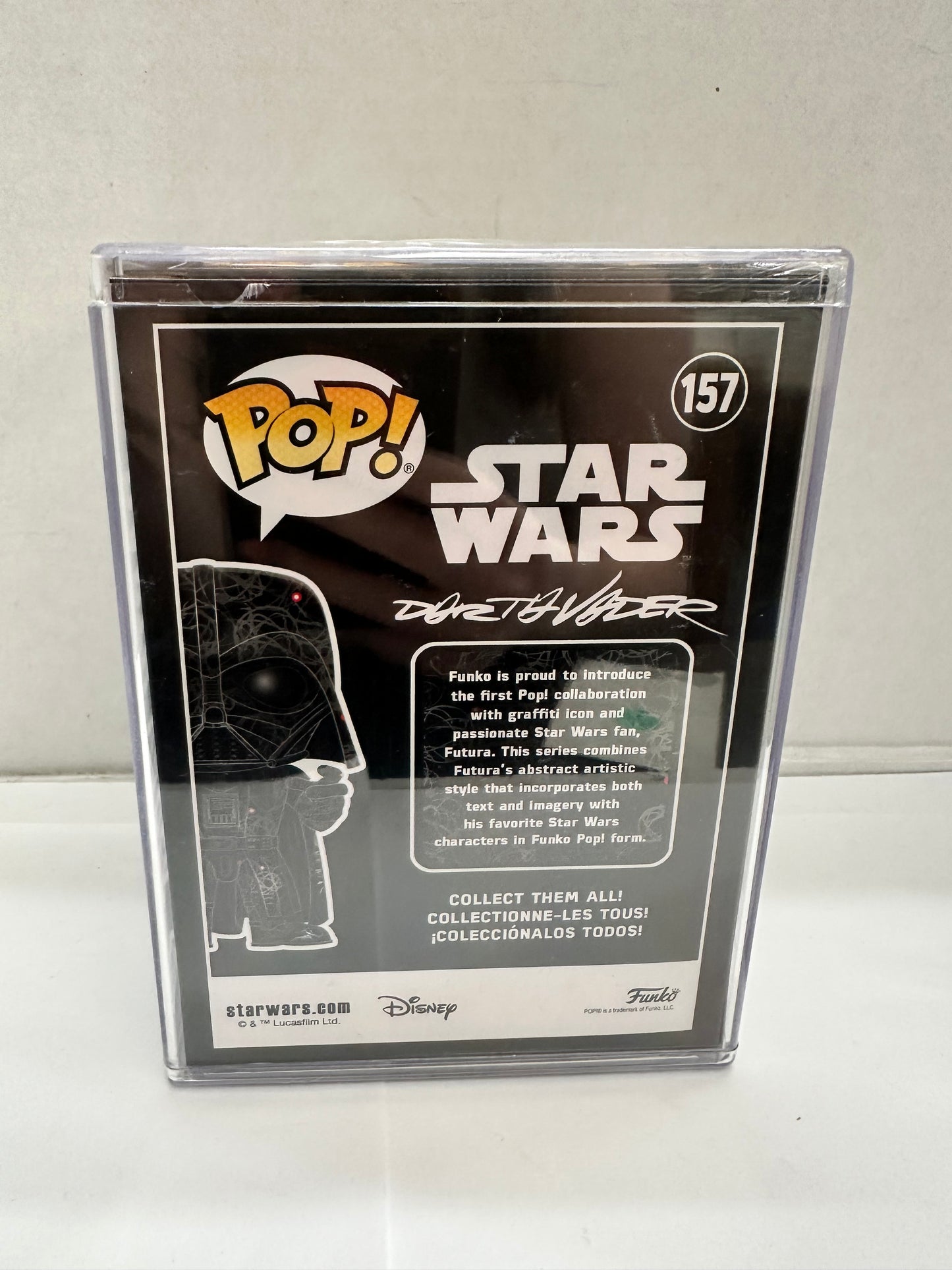 Funko Pop! Star Wars Darth Vader Futura #157 Special Exclusive SEALED Hard Stack