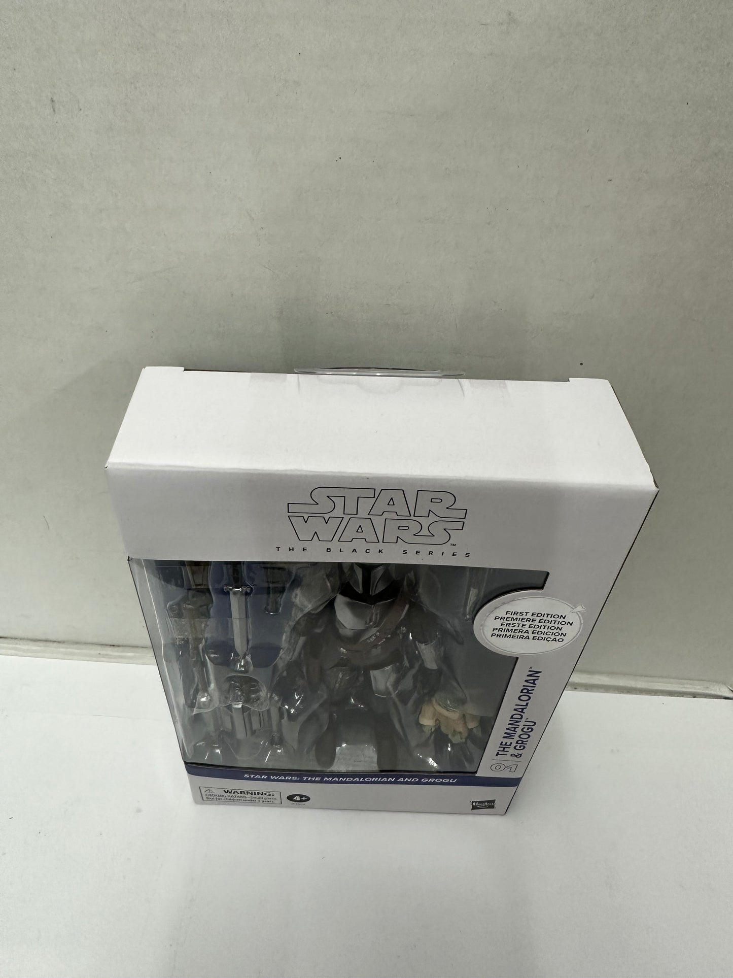 Star Wars Black Series #01 Mandalorian And Grogu Deluxe First Edition White Box