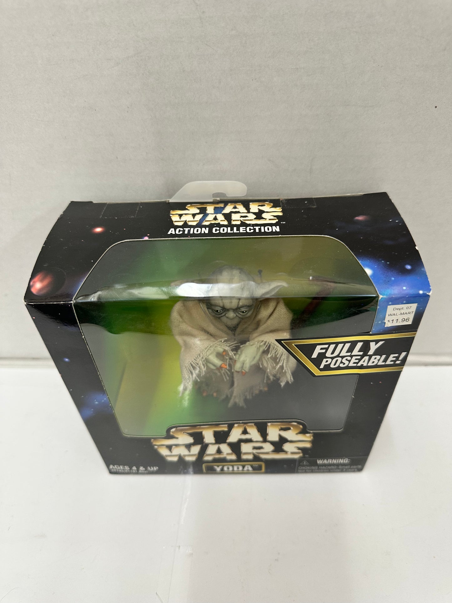 Star Wars Action Collection Yoda Figure Kenner 1997 Vintage Fully Poseable