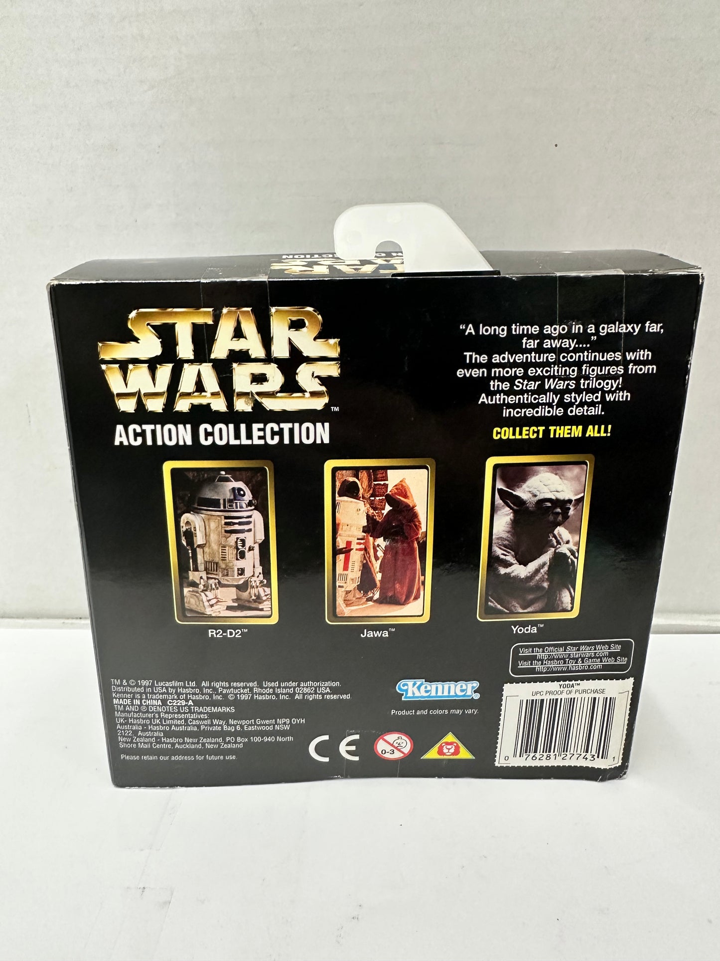 Star Wars Action Collection Yoda Figure Kenner 1997 Vintage Fully Poseable