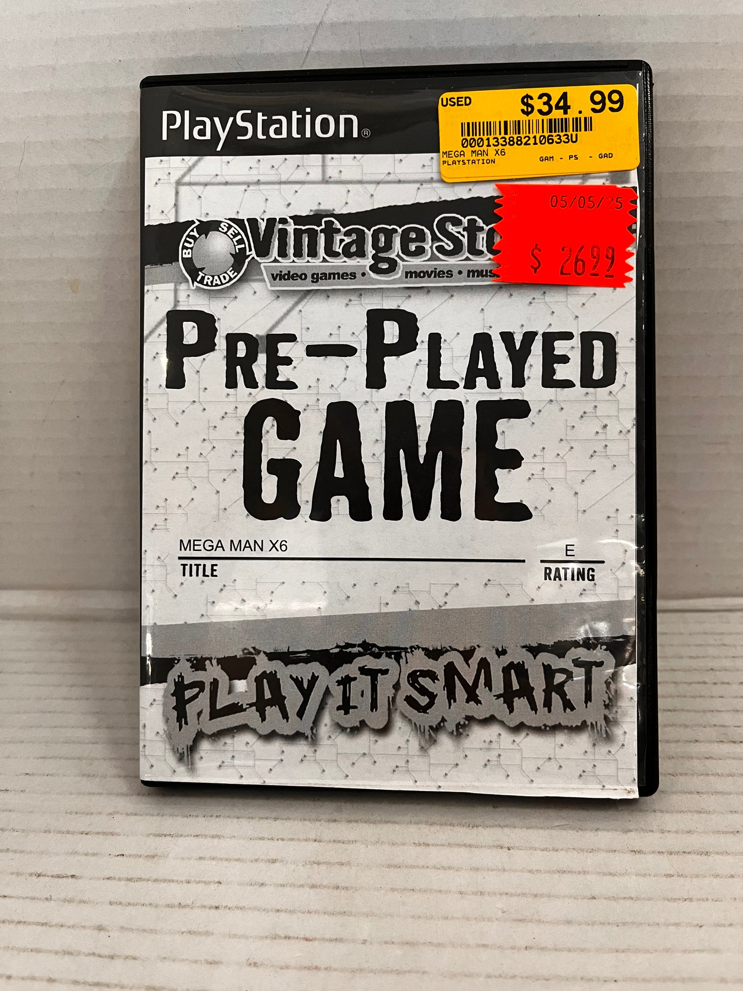 Mega Man X6 (Playstation 1, PS1) DISC ONLY