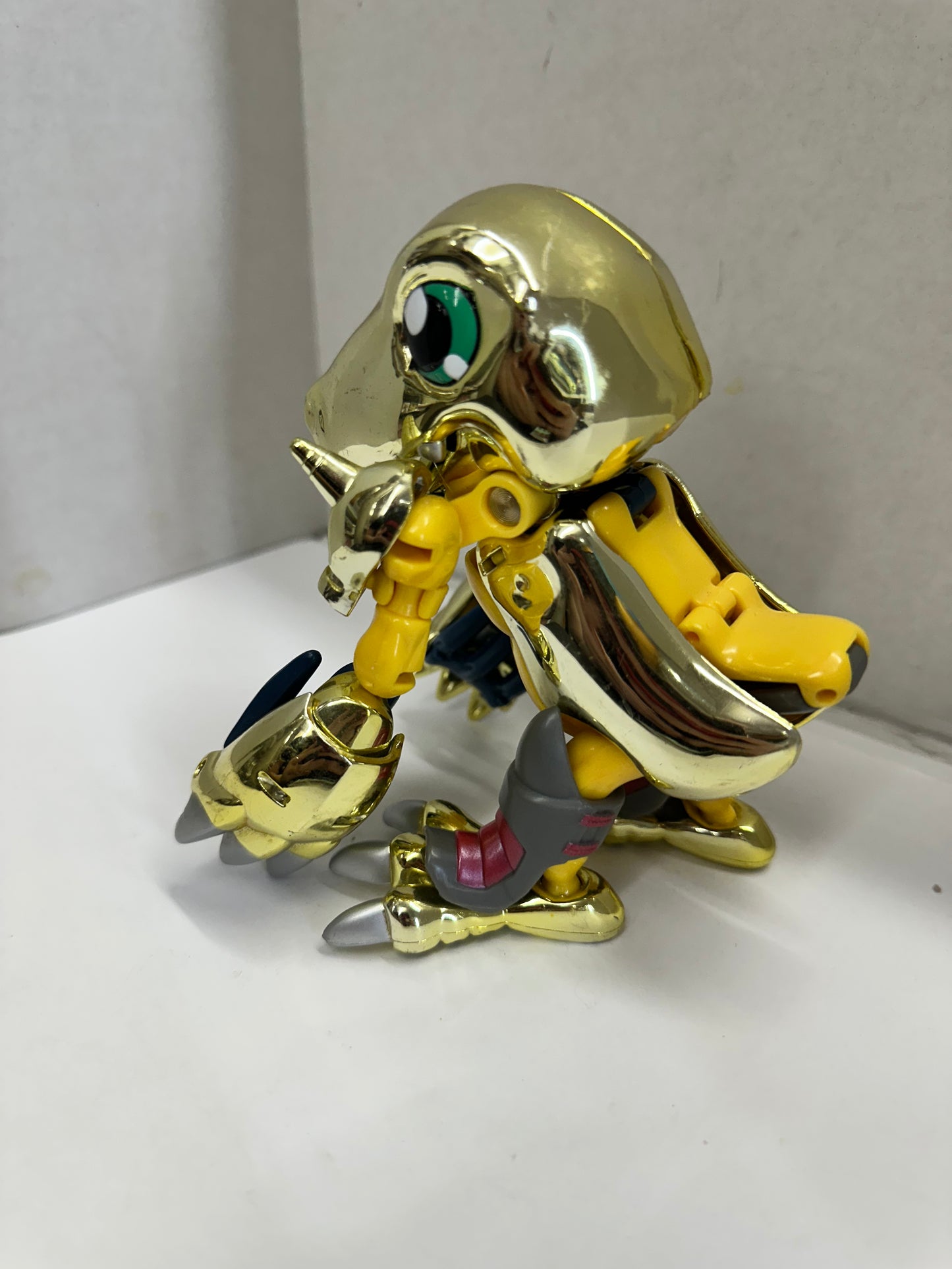 #Z1 Digimon Gold WarGreymon Agumon Digivolve Figure Bandai 1999