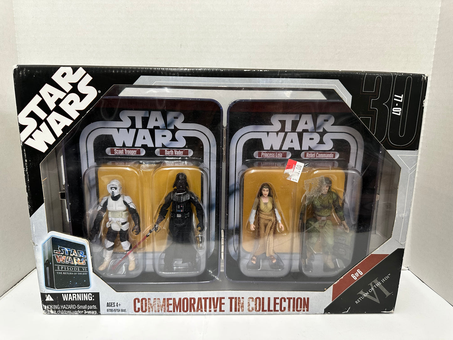 Return the Jedi 6 of 6 Commemorative Tin Collection STAR WARS 30th
