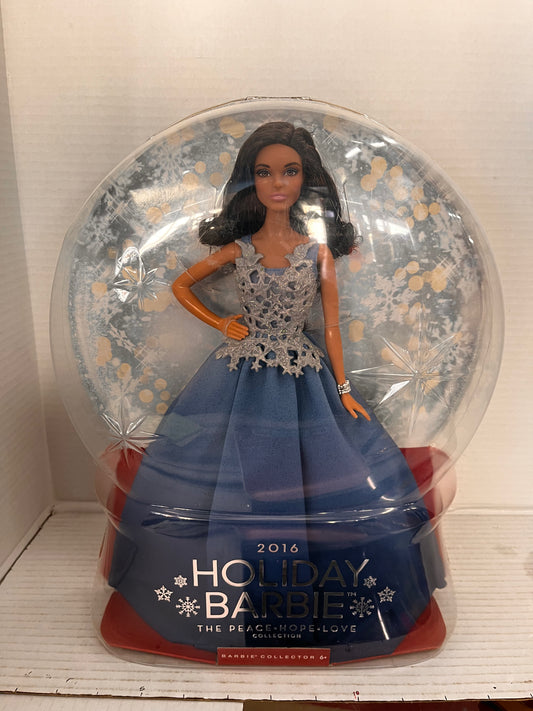 2016 Mattel Holiday Barbie Doll Peace Hope Love Collection