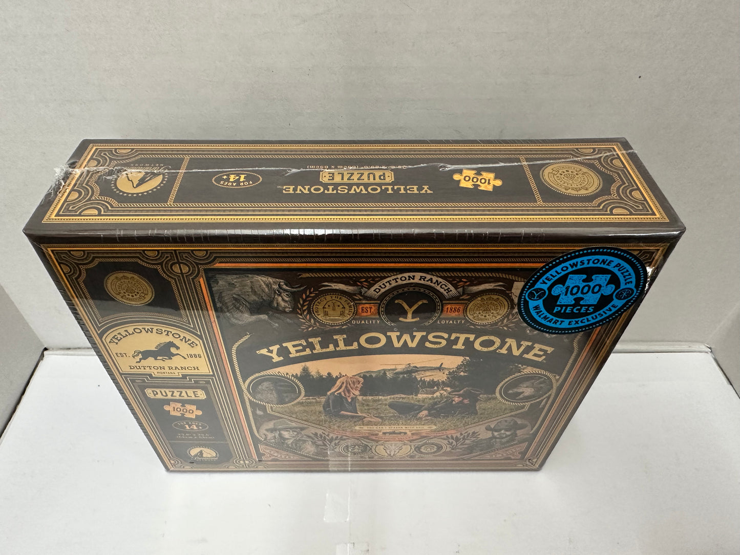 Yellowstone Theory11 Jigsaw Puzzle 1000pc Dutton Ranch Gold Foil NEW