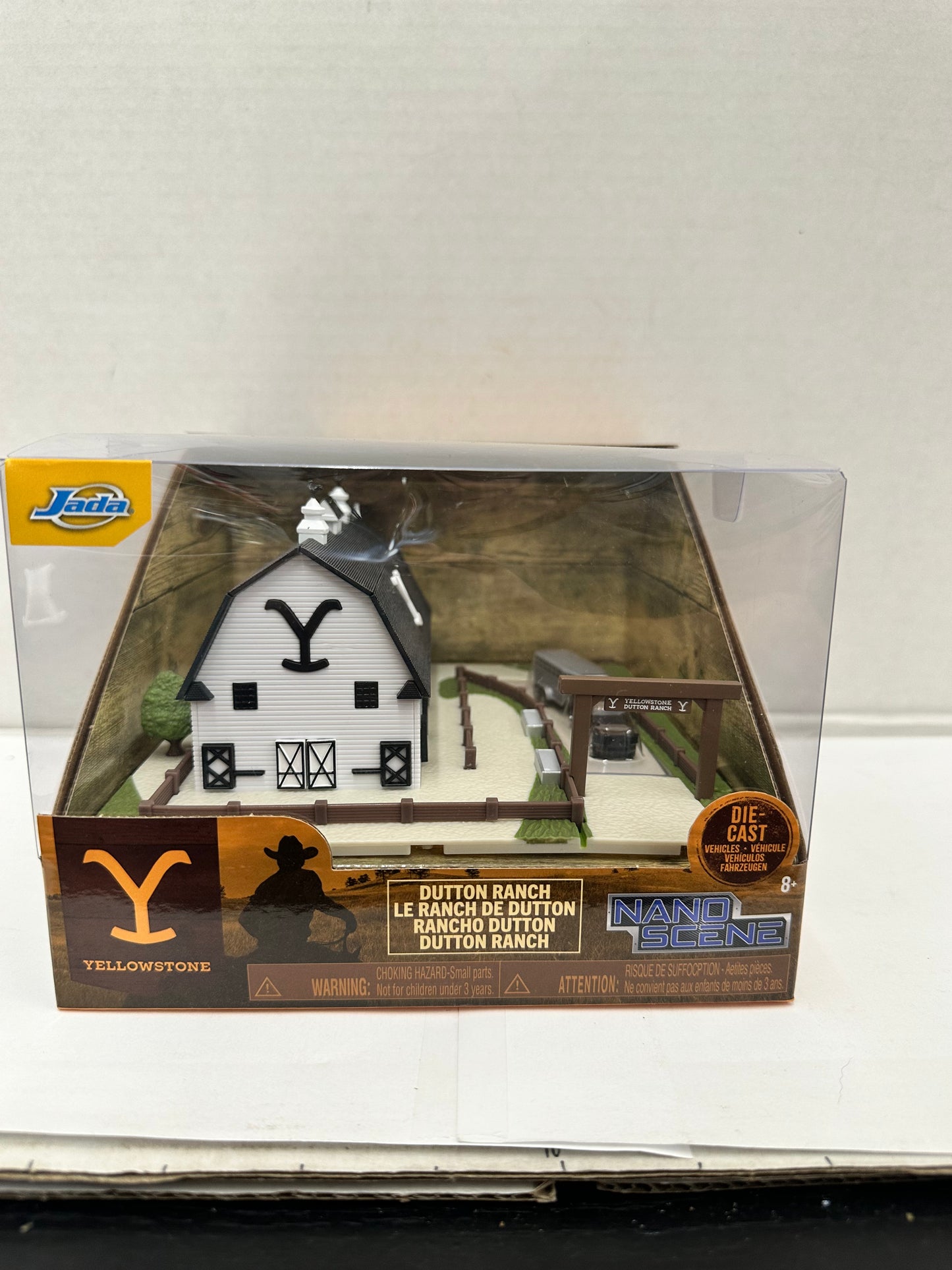NEW Jada Toys Yellowstone NANO SCENE Dutton Ranch w/ Truck & Trailer