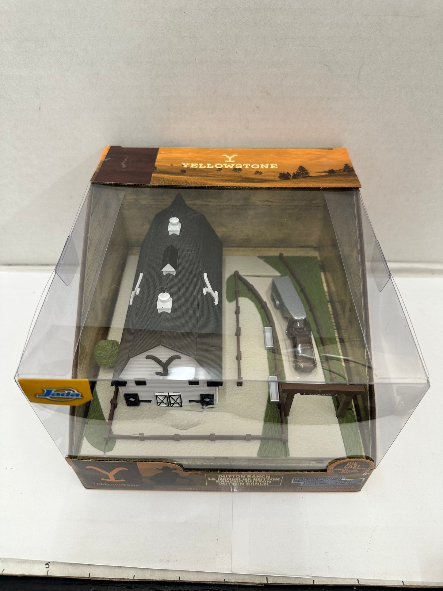 NEW Jada Toys Yellowstone NANO SCENE Dutton Ranch w/ Truck & Trailer