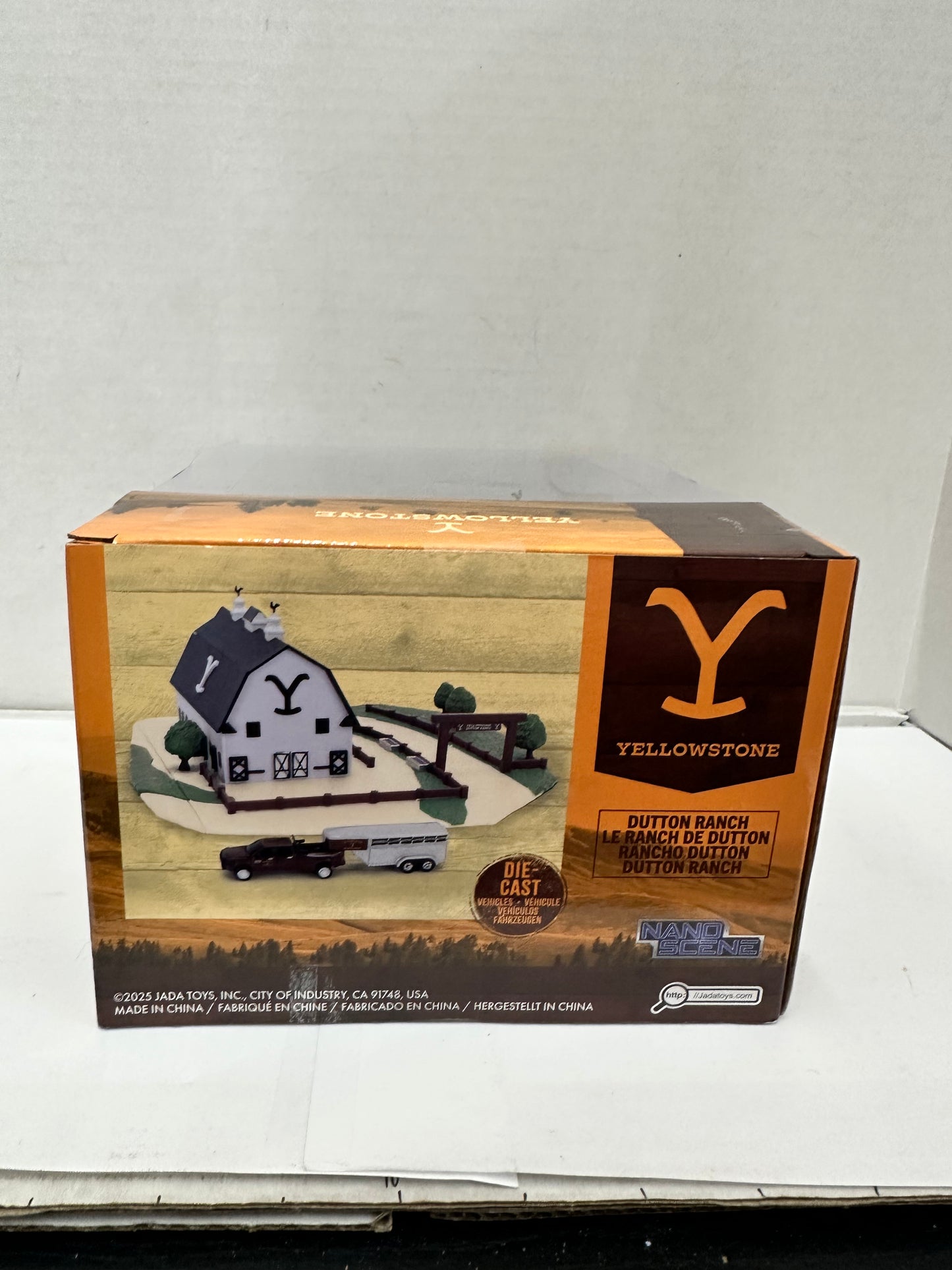 NEW Jada Toys Yellowstone NANO SCENE Dutton Ranch w/ Truck & Trailer