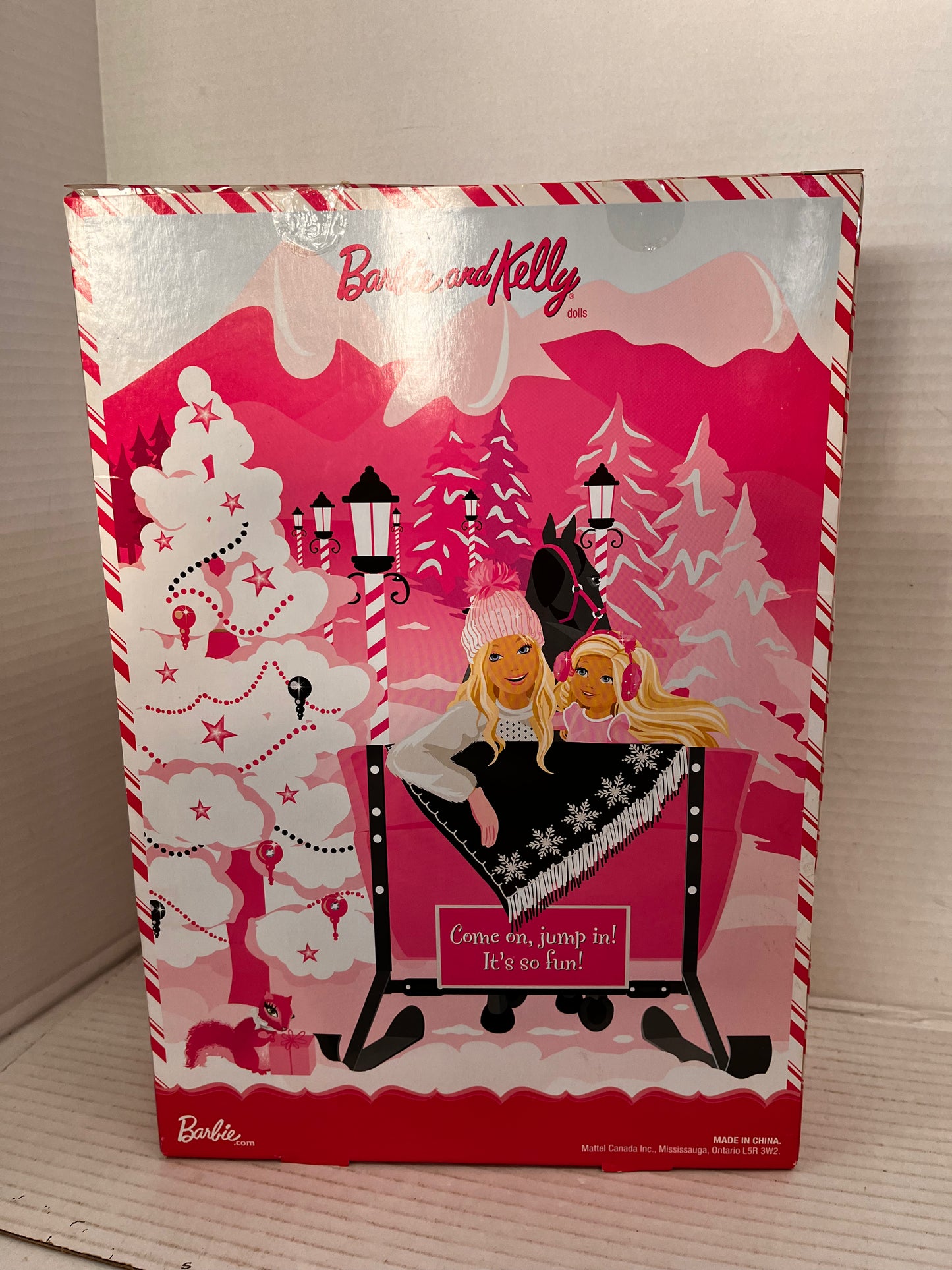 Pink Holiday Barbie and Kelly Doll Gift Set with Bracelet for You Mattel
