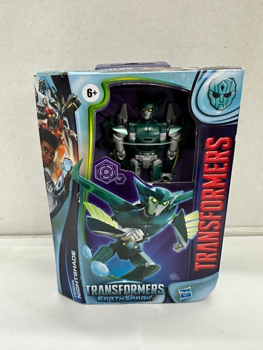 Transformers Earthspark Nightshade Deluxe Class Action Figure